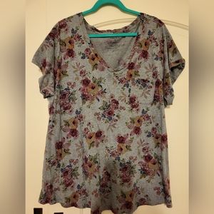 Torrid Size 4 Floral Top